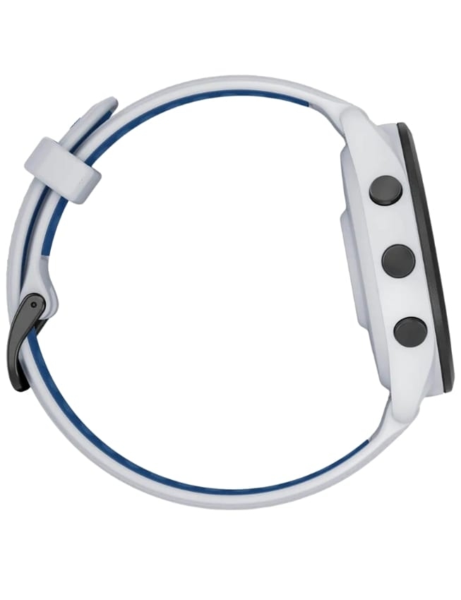 Смарт-часы Garmin Forerunner 265 Black Bezel, Whitestone Case with Whitestone/Tidal Blue Silicone Band