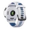 Смарт-часы Garmin Forerunner 265 Black Bezel, Whitestone Case with Whitestone/Tidal Blue Silicone Band
