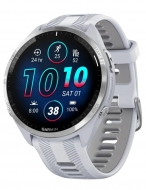 Смарт-часы Garmin Forerunner 965 Titanium Bezel, Whitestone Case with Whiteston/Powder Gray Silicone Band