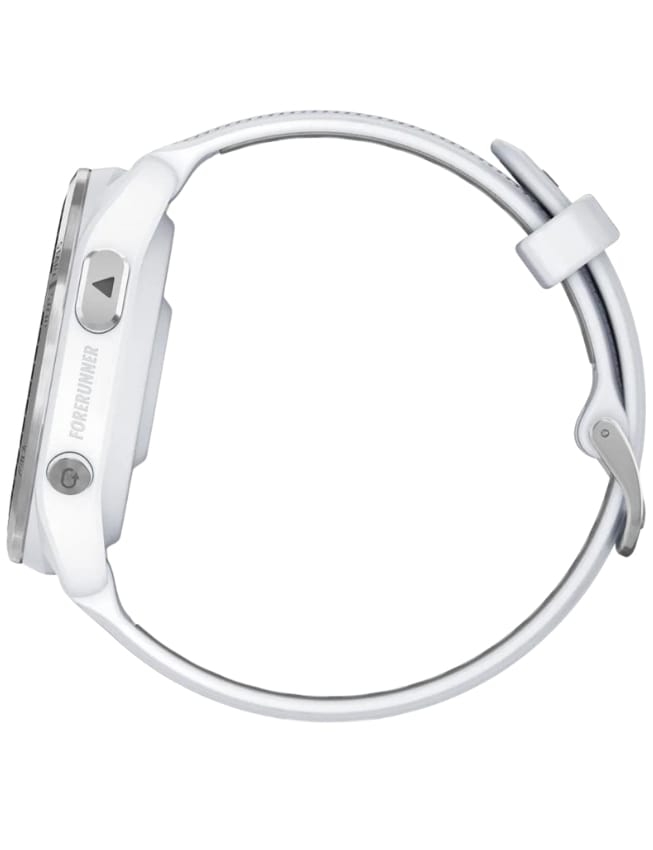 Смарт-часы Garmin Forerunner 965 Titanium Bezel, Whitestone Case with Whiteston/Powder Gray Silicone Band