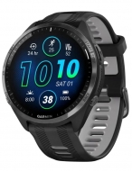 Смарт-годинник Garmin Forerunner 965 Carbon Gray DLC Titanium Bezel, Black Case with Black/Powder Gray Silicone Band