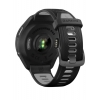 Смарт-годинник Garmin Forerunner 965 Carbon Gray DLC Titanium Bezel, Black Case with Black/Powder Gray Silicone Band