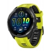 Смарт-годинник Garmin Forerunner 965 Carbon Gray DLC Titanium Bezel, Black Case with Amp Yellow/Black Silicone Band