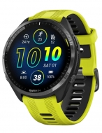 Смарт-годинник Garmin Forerunner 965 Carbon Gray DLC Titanium Bezel, Black Case with Amp Yellow/Black Silicone Band
