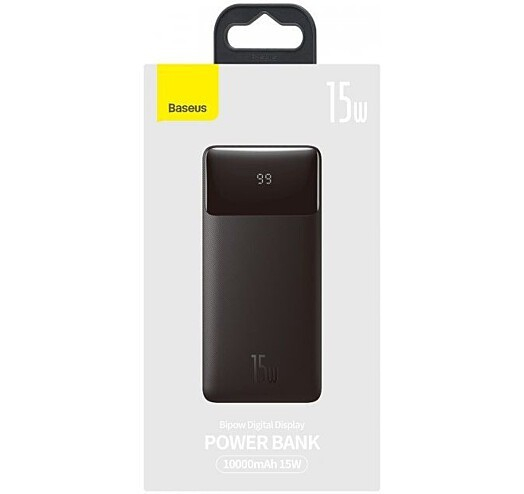 Повербанк Baseus Power Bank 10000mAh Bipow Display 15W Black (PPDML-I01)
