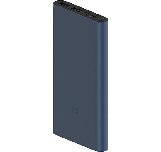 Повербанк Xiaomi 3 10000 mAh 18W Fast Charge (Grey-Blue) (PLM13ZM)