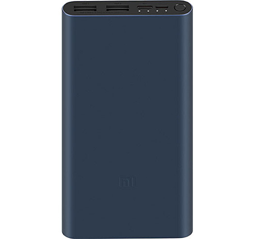 Повербанк Xiaomi 3 10000 mAh 18W Fast Charge (Grey-Blue) (PLM13ZM)