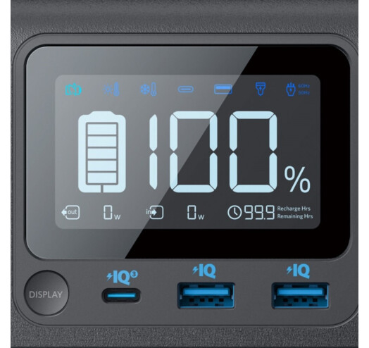 Портативна зарядна станція ANKER 521 256Wh 80000mAh 200W Black