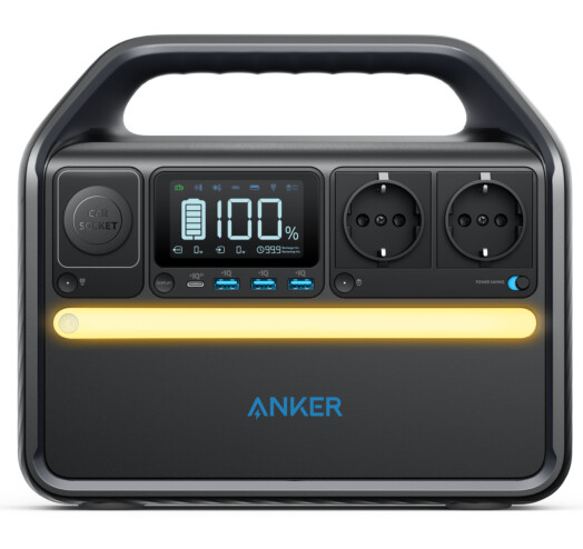 Портативна зарядна станція ANKER 535 512Wh 160000mAh 500W Black