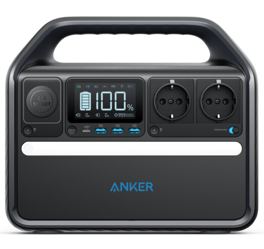 Портативна зарядна станція ANKER 535 512Wh 160000mAh 500W Black