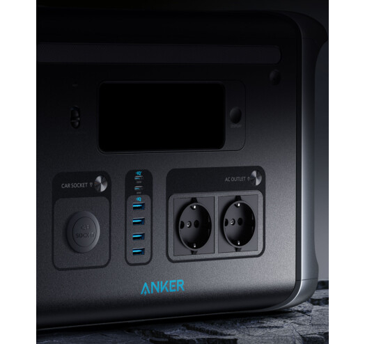Портативна зарядна станція ANKER 757 1229Wh 1500W Black