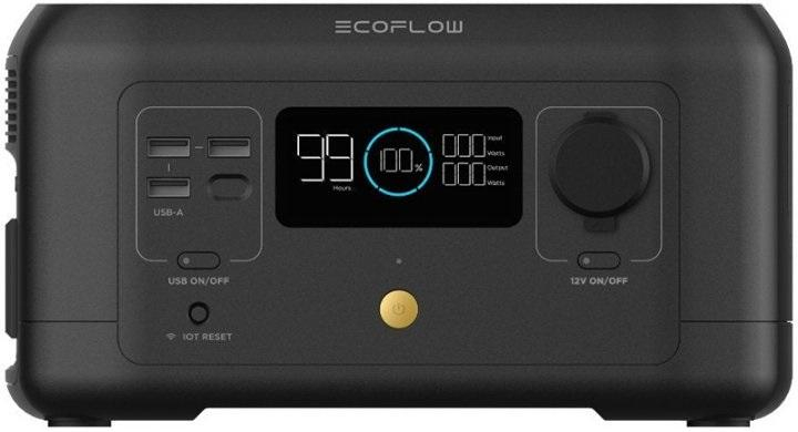 Портативная зарядная станция EcoFlow RIVER mini 210Wh 58333mAh 300W Black