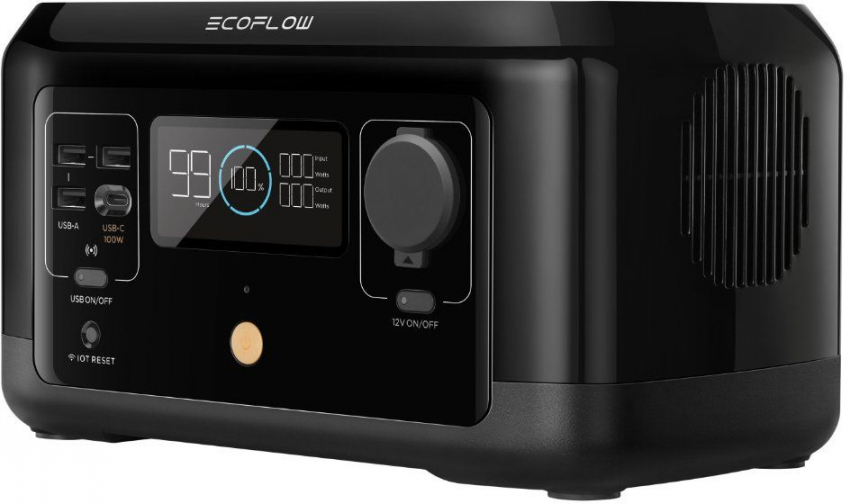 Портативна зарядна станція EcoFlow RIVER Mini 210Wh 58333mAh 300W (Wireless) Black