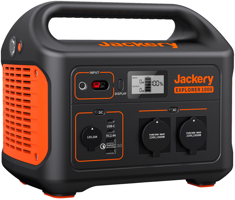Портативна зарядна станція Jackery Explorer 1000EU 1002Wh 278333mAh 1000W Black