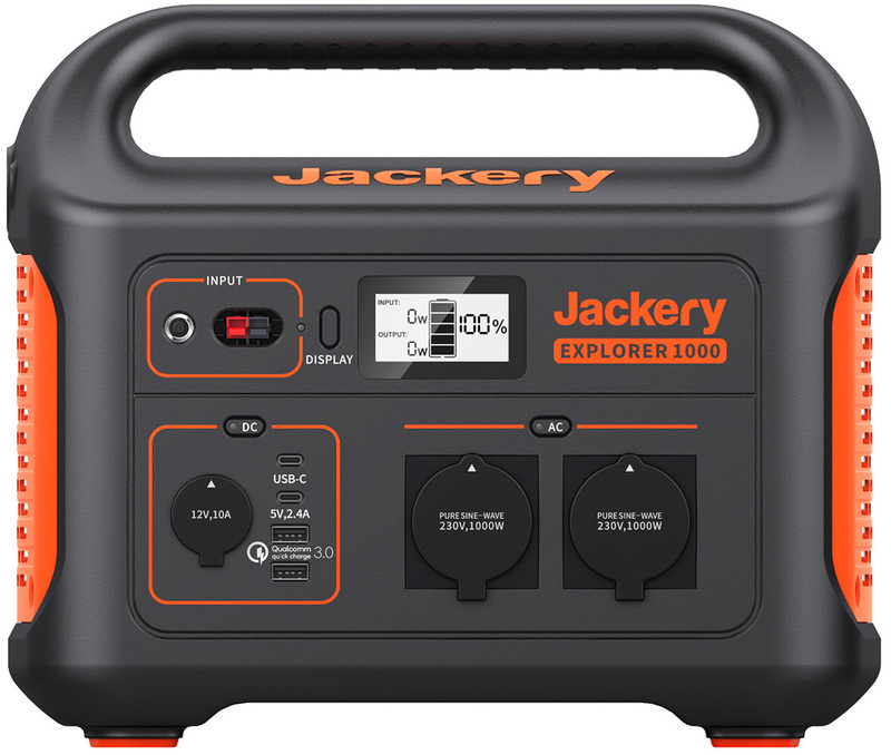 Портативна зарядна станція Jackery Explorer 1000EU 1002Wh 278333mAh 1000W Black