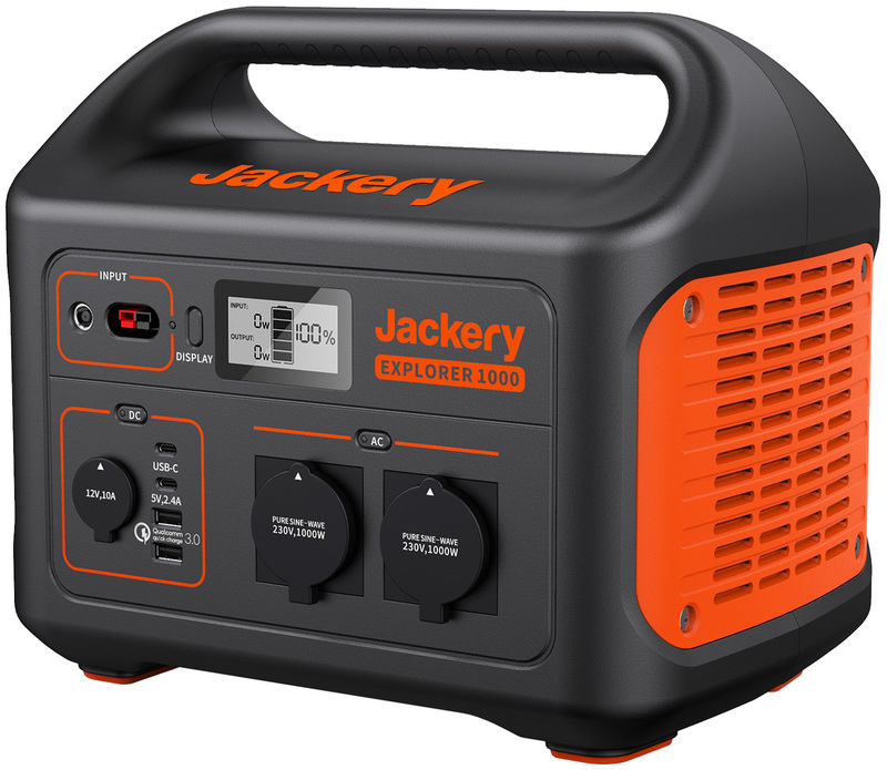 Портативна зарядна станція Jackery Explorer 1000EU 1002Wh 278333mAh 1000W Black