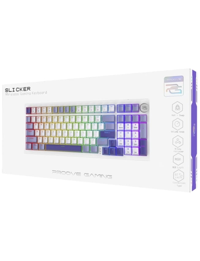 Игровая клавиатура Proove Gaming Slicker (White)