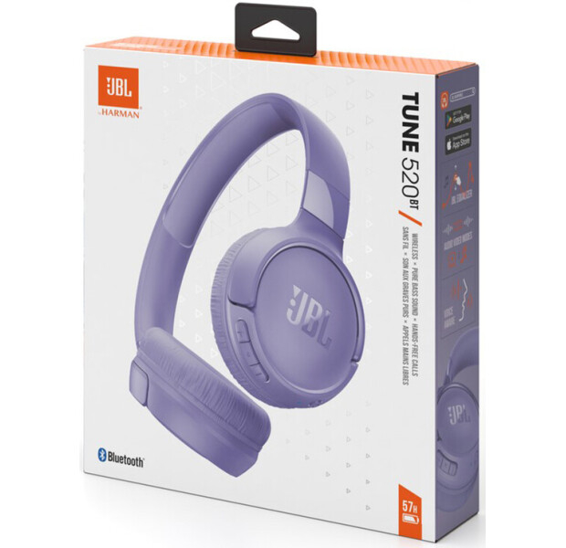 Навушники JBL Tune 520BT Purple (JBLT520BTPUREU)