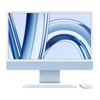Apple iMac 24 with Retina 4.5K, M3, 8RAM, 256Gb, 8CPU/8GPU, Blue (MQRC3) 2023