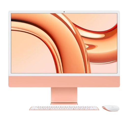 Apple iMac 24 with Retina 4.5K, M3, 8RAM, 512Gb, 8CPU/10GPU, Orange (Z19S) 2023