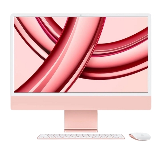 Apple iMac 24 with Retina 4.5K, M3, 8RAM, 512Gb, 8CPU/10GPU, Pink (MQRU3) 2023