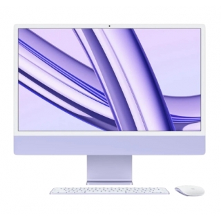 Apple iMac 24 with Retina 4.5K, M3, 8RAM, 512Gb, 8CPU/10GPU, Purple (Z19Q) 2023