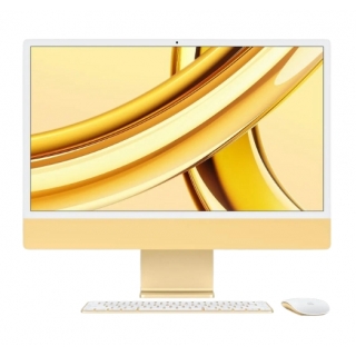 Apple iMac 24 with Retina 4.5K, M3, 8RAM, 512Gb, 8CPU/10GPU, Yellow (Z19G) 2023