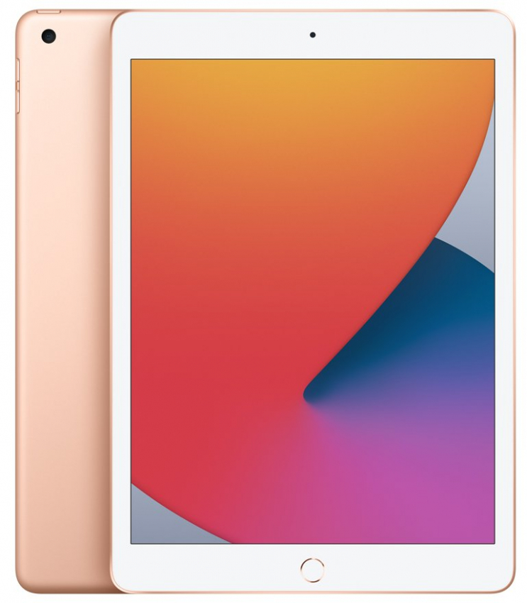Планшет Apple iPad 10.2, Wi-fi + LTE, 128Gb, Gold (MYMN2) 2020