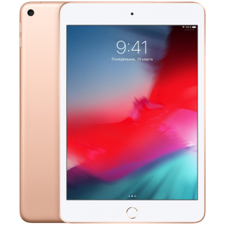 Планшет Apple iPad mini 5, Wi-Fi+LTE, 256Gb, Gold (MUXP2) 2019