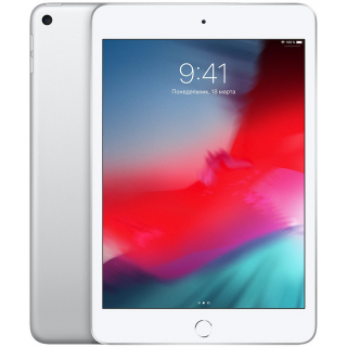 Планшет Apple iPad mini 5, Wi-Fi+LTE, 256Gb, Silver (MUXN2) 2019