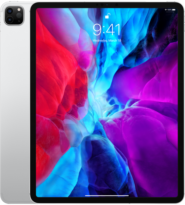 Планшет Apple iPad Pro 12.9, Wi-Fi, 512Gb, Silver (MXAW2) 2020