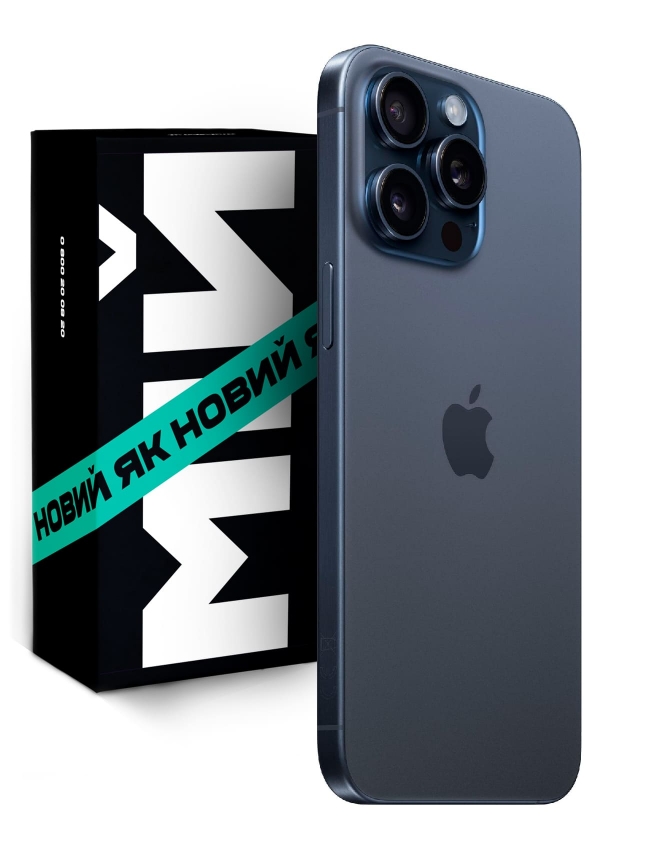 Apple iPhone 15 Pro 128Gb Blue Titanium (MTV03) (як новий)
