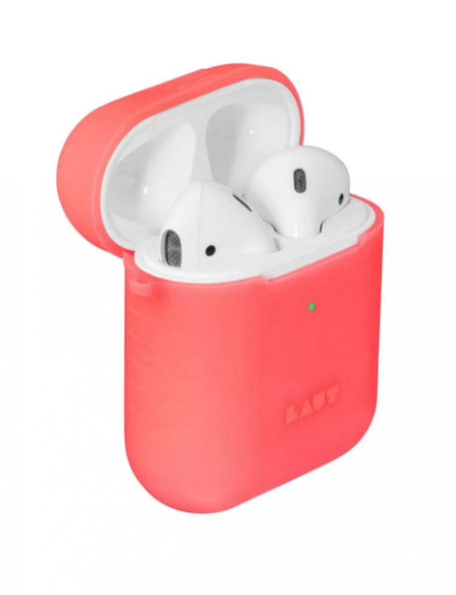 Чохол LAUT POD Neon Protective Case for AirPods Electric Coral