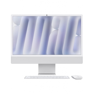Apple iMac 24 with Retina 4.5K, M4, 16RAM, 256Gb, 10CPU/10GPU, Silver (MWUU3) 2024