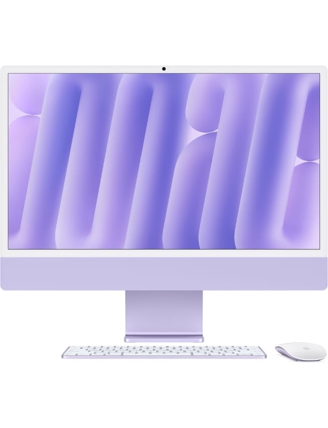 Apple iMac 24 with Retina 4.5K, M4, 16RAM, 256Gb, 8CPU/8GPU, Purple (Z1E7) 2024