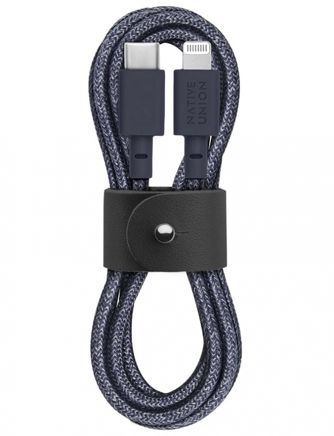 Native Union Belt Cable USB-C to Lightning Indigo (1.2 m)