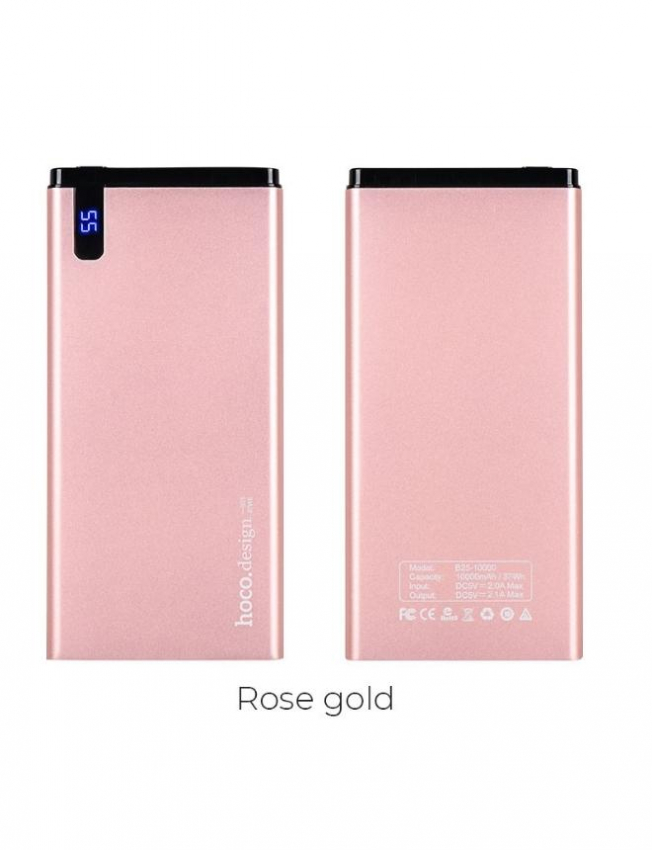 Повербанк Hoco B25 10000mAh Rose Gold (B25RG)