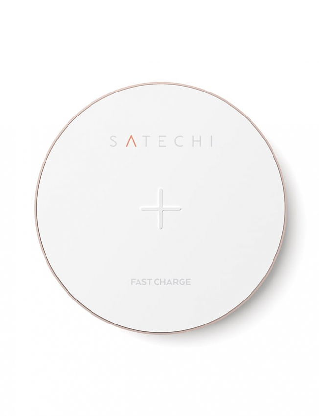 Бездротова зарядка Satechi Wireless Charging Pad Rose Gold