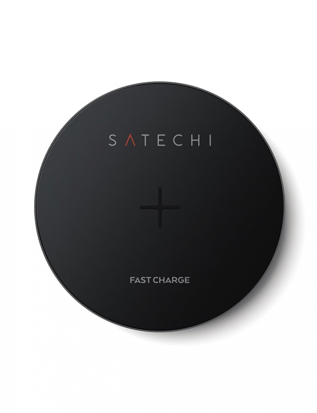Бездротова зарядка Satechi Wireless Charging Pad Space Grey