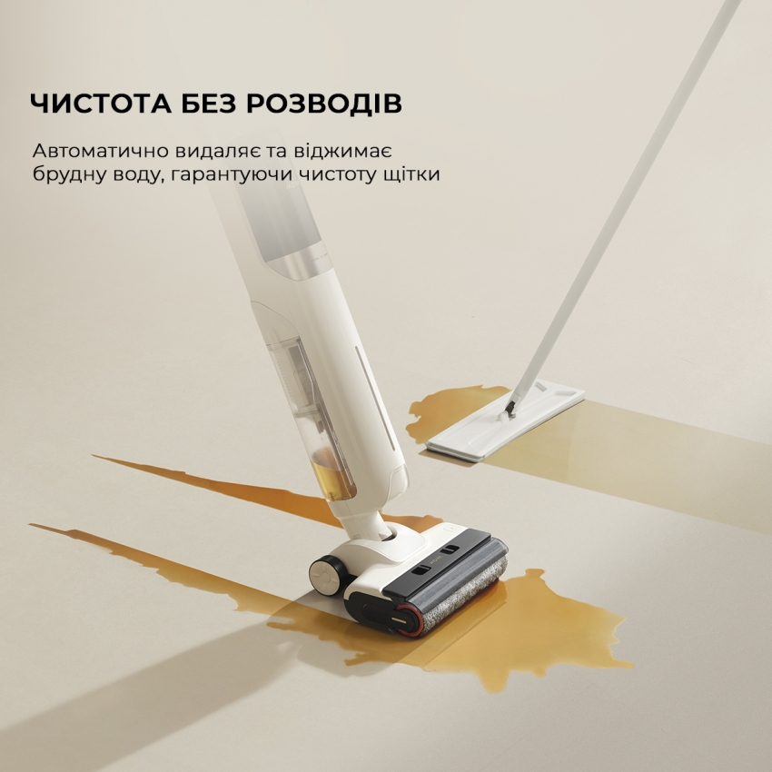 Акумуляторний миючий пилосос Dreame Mova K30 Mix (HMV24A)