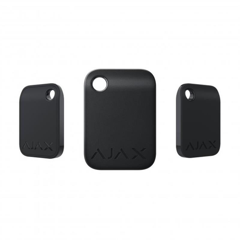 Безконтактний брелок Ajax Tag (Black) - 3шт For KeyPad Plus