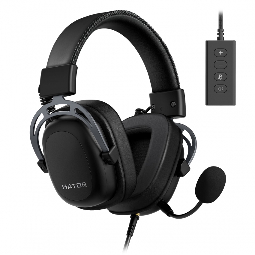 Гарнiтура Hator Hypergang 2 USB 7.1 (Titanium Edition)