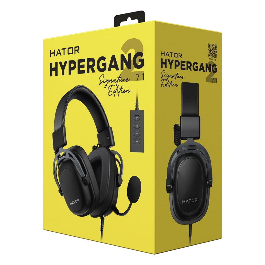 Гарнiтура Hator Hypergang 2 USB 7.1 (Titanium Edition)