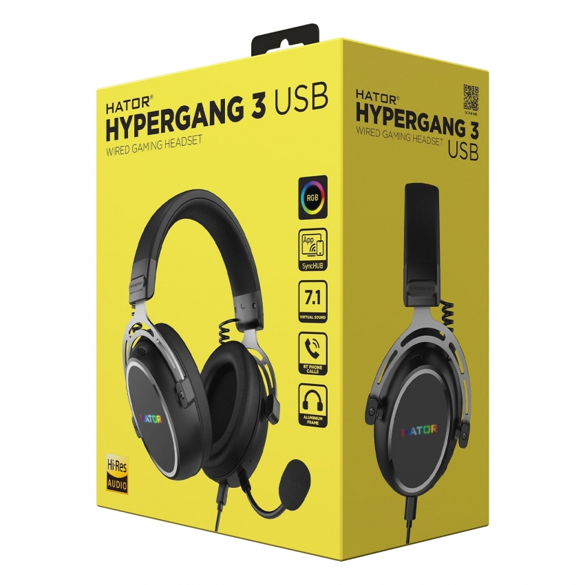 Гарнитура Hator Hypergang 3 Hi-Res (Black)