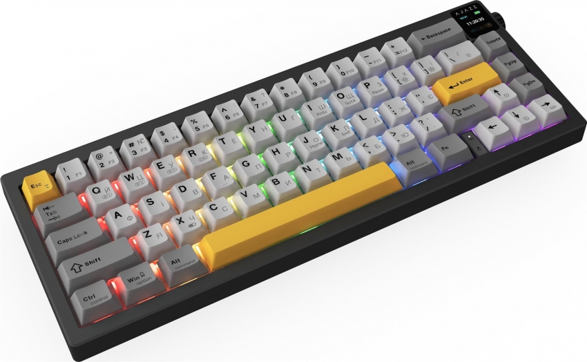 Клавіатура бездротова Ajazz AK650 Flying Fish Switch (Black)