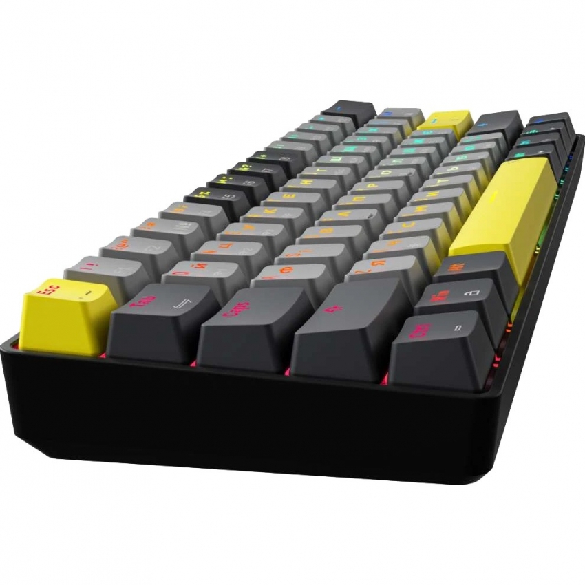 Клавиатура беспроводная GamePro MK130G Pro Outemu Red Switch Hot-Swap RGB (Black)