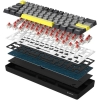Клавиатура беспроводная GamePro MK130G Pro Outemu Red Switch Hot-Swap RGB (Black)