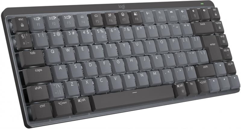Клавіатура бездротова Logitech MX Mechanical Mini Minimalist (Graphite)