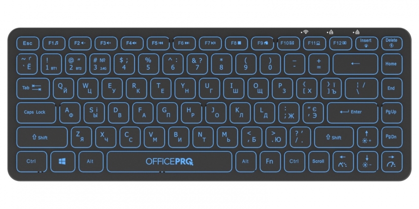 Клавіатура бездротова OfficePro SK790B (Black)
