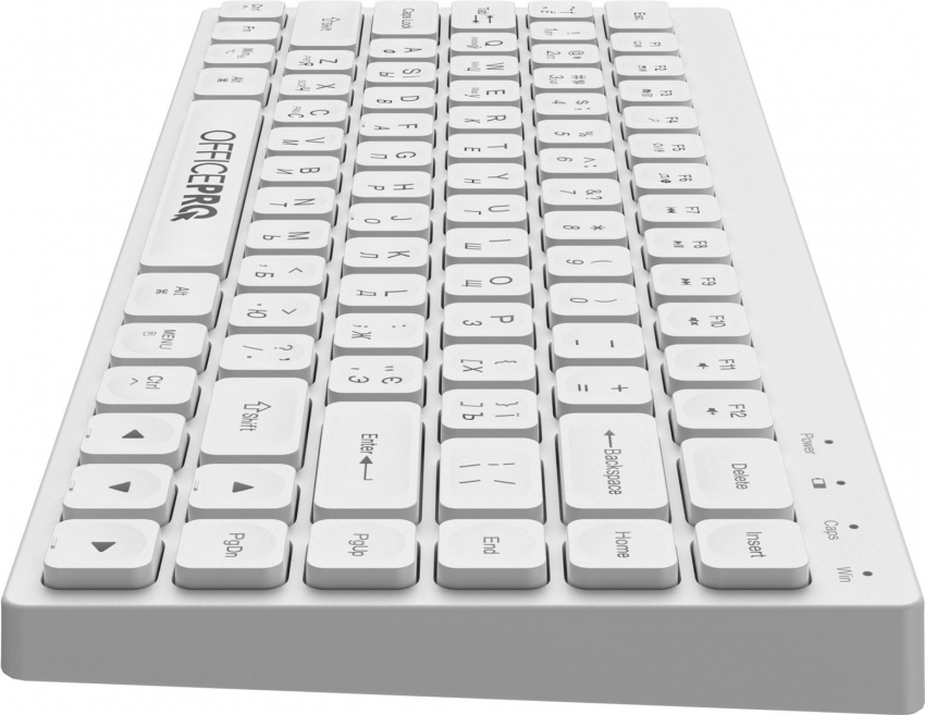 Клавиатура беспроводная OfficePro SK955W (White)